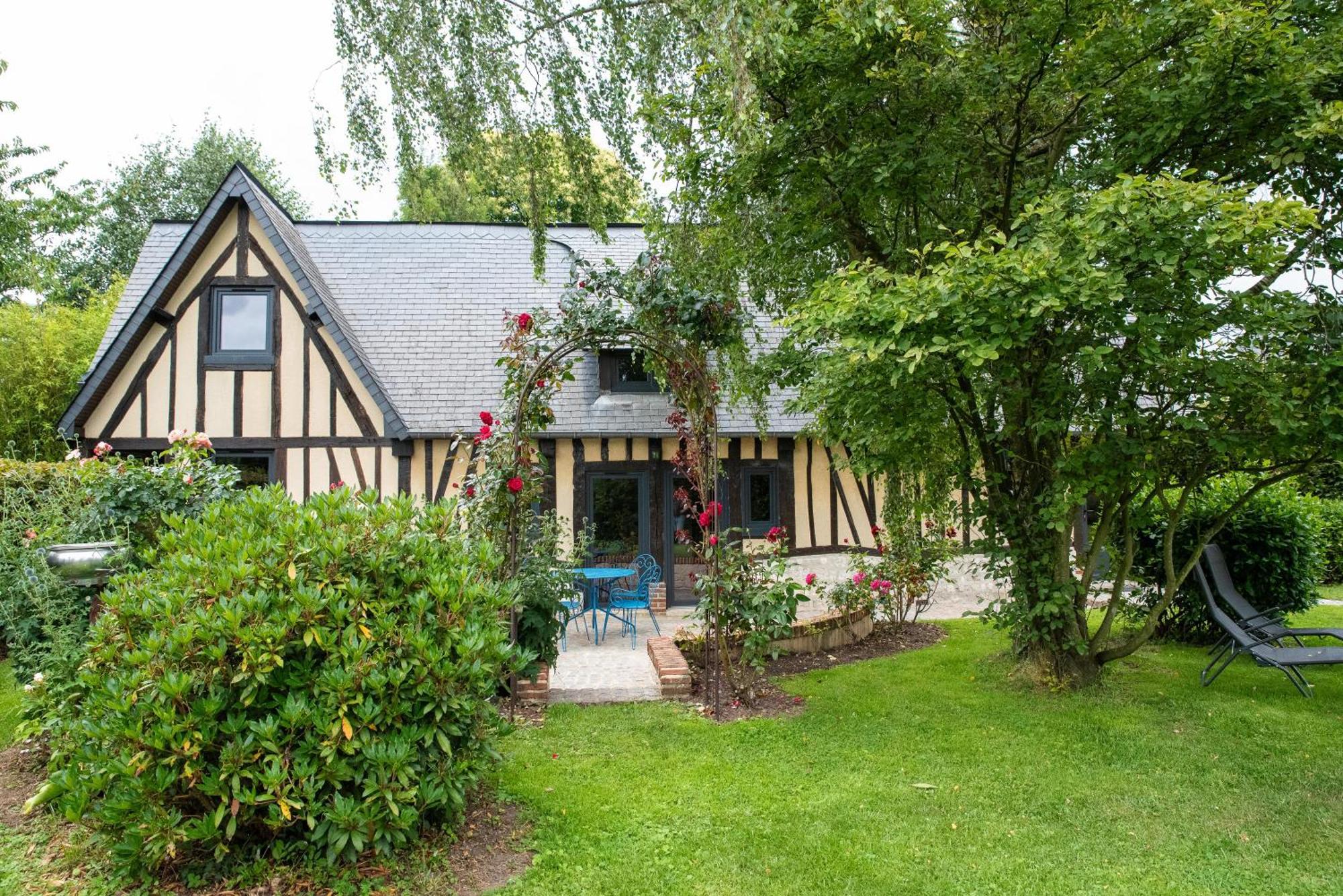 Vila L'Aube Normande Villequier Exteriér fotografie